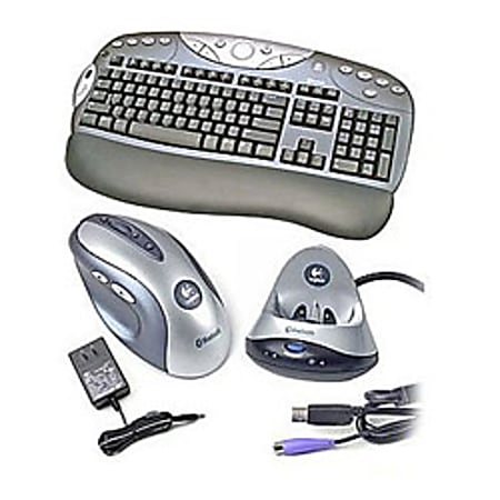 påske værksted konstant Logitech Cordless Desktop MX For Bluetooth With Keyboard Optical Mouse  Bluetooth Hub - Office Depot