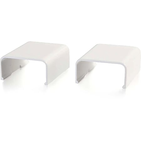 C2G Wiremold Uniduct 2900 Cover Clip - White - White - Polyvinyl Chloride (PVC) - TAA Compliant
