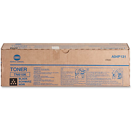 Konica Minolta TN-610K Original Toner Cartridge - Laser - High Yield - 35000 Pages - Black - 1 Each