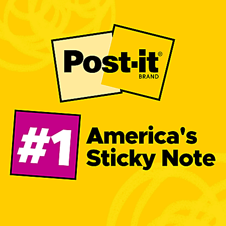 Post it Notes 1 38 in x 1 78 in 8 Pads 50 SheetsPad Clean Removal  Poptimistic Collection - Office Depot