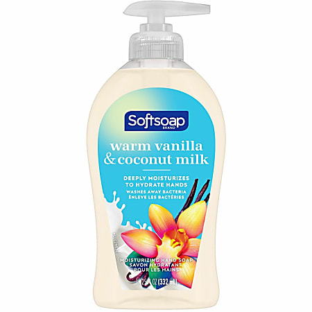 Softsoap® Liquid Hand Soap, Warm Vanilla And Coconut Milk Scent, 11.3  Oz