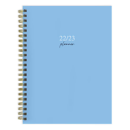 TF Publishing Medium Weekly/Monthly Academic Planner, 6-1/2" x 8", Blue, July 2022 to June 2023, AY-MWM-23-9224OD