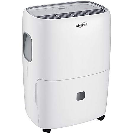 Whirlpool Energy Star Portable Dehumidifier, 30 Pint, 19 5/16"H x 14 5/8"W x 10 5/8"D