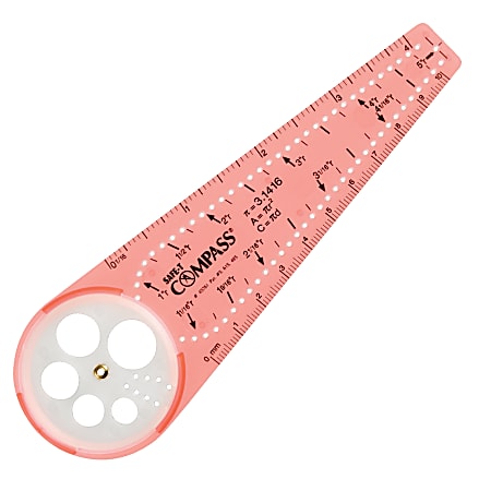 Learning Resources® Super SAFE-T Plastic Compasses, 6", Pack
