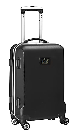 Denco Sports Luggage Rolling Carry-On Hard Case, 20" x 9" x 13 1/2", Black, California Bears