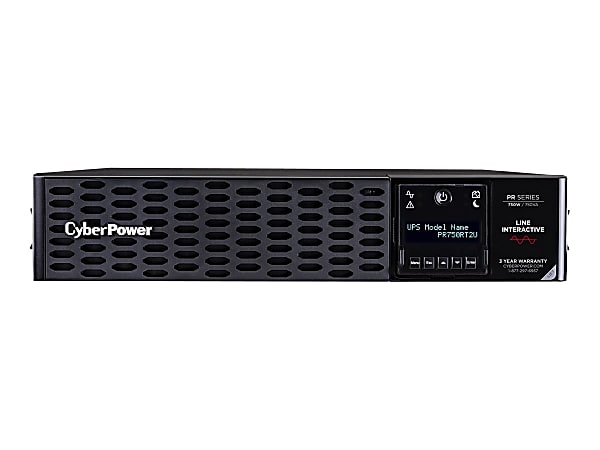 CyberPower Smart App Sinewave PR750RT2U - UPS (rack-mountable/external) - AC 100/110/120/125 V - 750 Watt - PR750RT2U