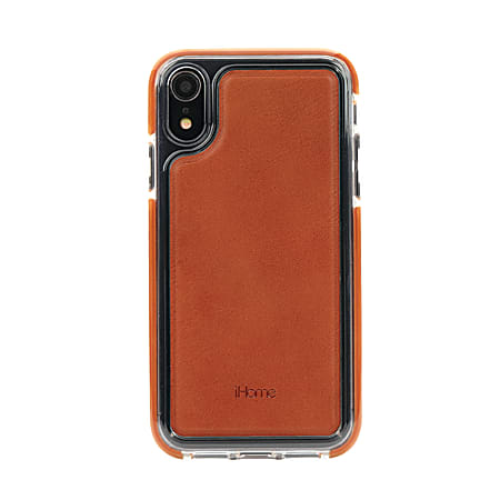 iHome Velo Impact Phone Case For iPhone XR Brown - Office Depot