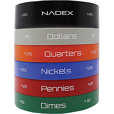 Nadex Coins Coin Sorting Jar - Multi