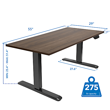 Electric desk best sale office depot