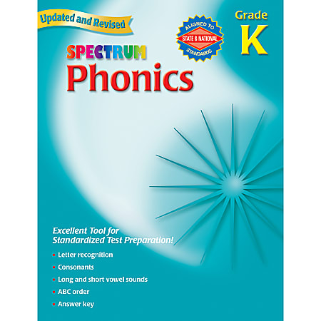 Carson-Dellosa Spectrum Phonics, Grade K