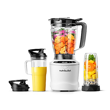 Nutribullet Pro Blender Combo, 64 Oz, Matte White, Total Qty 1