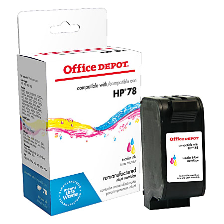 Office Depot® Brand Remanufactured Tri-Color Ink Cartridge Replacement For HP 78, 78