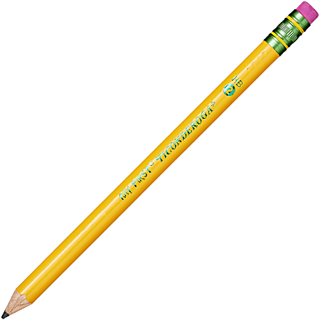 Ticonderoga Erasable Checking Pencils Presharpened Carmine Red Pack Of 12 -  Office Depot