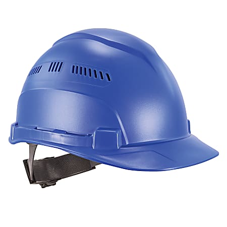 Ergodyne Skullerz 8966 Lightweight Cap-Style Vented Hard Hat, Blue