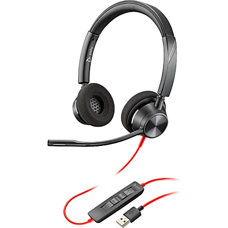 Poly Blackwire 3320 USB-A Headset - Stereo -