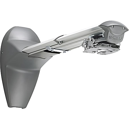 Chief WM120 Short Throw Projector Single Stud Wall Arm - 25 lb - Silver