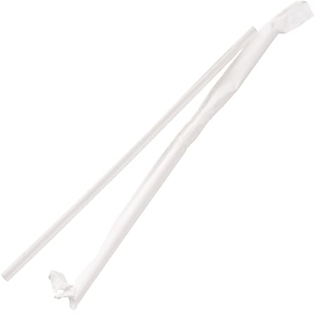 Genuine Joe Jumbo Translucent Straight Straws - 7.8 Genuine Joe Jumbo Translucent Straight Straws - 7.8
