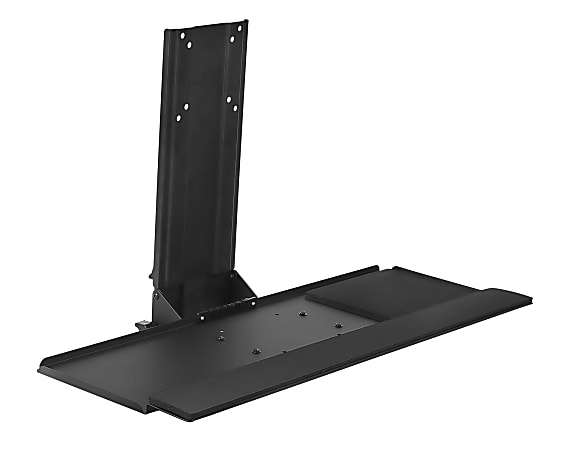 Mount-It! MI-7915 Monitor And Keyboard Wall Mount, 2"H x 25"W x 10"D, Black