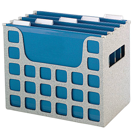 Pendaflex® Super Decoflex®, 5 File Folders, Letter Size, Granite