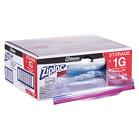 Ziploc Freezer And Storage Bags 1 Gallon Box Of 250 Bags - Office Depot