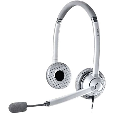 Jabra UC Voice 750 Headset - Stereo - USB - Wired - 6 Hz - 6.80 kHz - Over-the-head - Binaural - Semi-open - Noise Cancelling Microphone - Noise Canceling