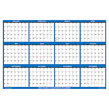 Small wall calendar 14x18 cm 2024