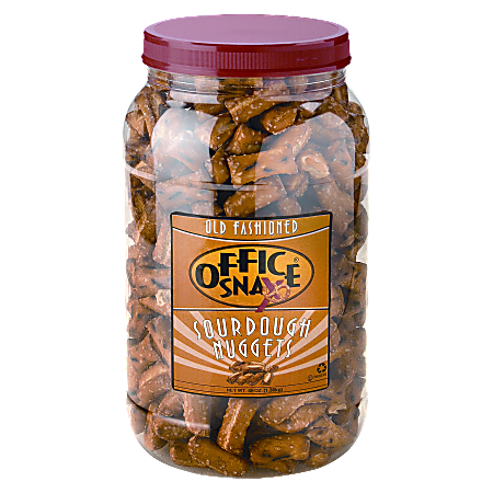 Office Snax® Salted Old Fashion Sourdough Pretzel Nuggets, 48 Oz Tub