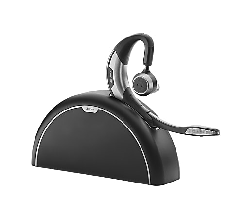 Jabra® MOTION UC MS On-Ear Headset, Black/Silver