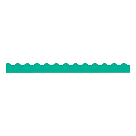 TREND Terrific Trimmers Board Trim, 2 1/4" x 39", Teal, Pack Of 12