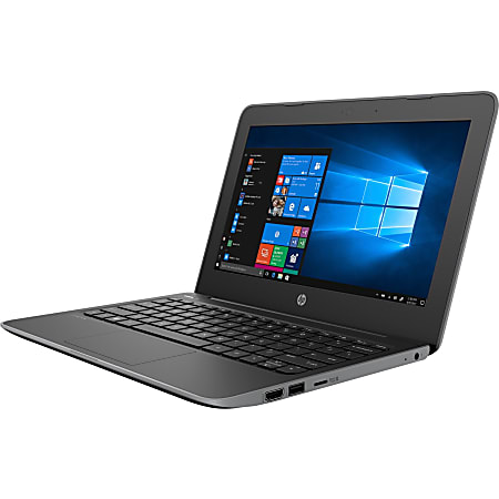 HP Stream 11 Pro G5 11.6" Netbook - 1366 x 768 - Intel Pentium Silver N5000 1.10 GHz - 4 GB RAM - 128 GB Flash Memory - Windows 10 Pro - Intel UHD Graphics 605 - 12 Hour Battery - IEEE 802.11a/b/g/n/ac Wireless LAN Standard)