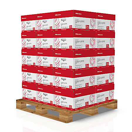 Domtar Multi-Use Printer & Copy Paper, 300 Reams, White, Legal (8.5"x14"), 150000 Sheets Per Pallet, 20 Lb, 92 Brightness, ( - 854001ODPL