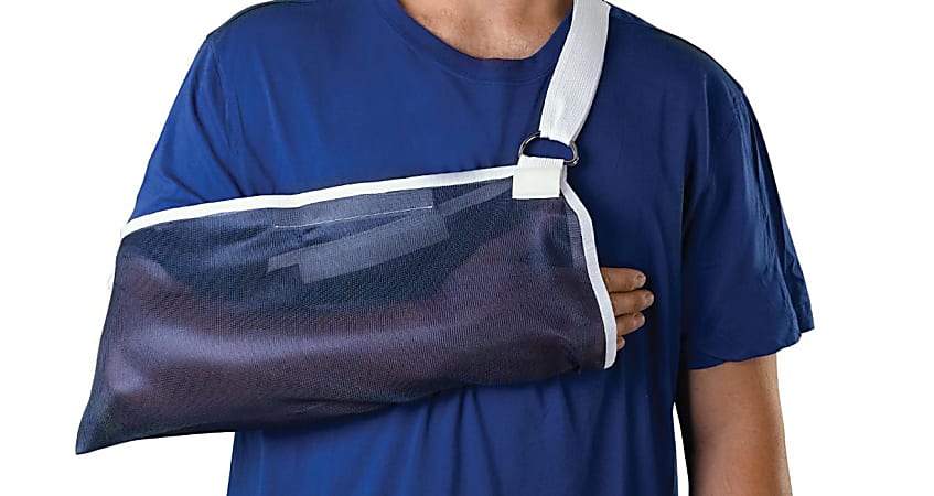 Medline Universal Arm Sling, One Size, Dark Blue