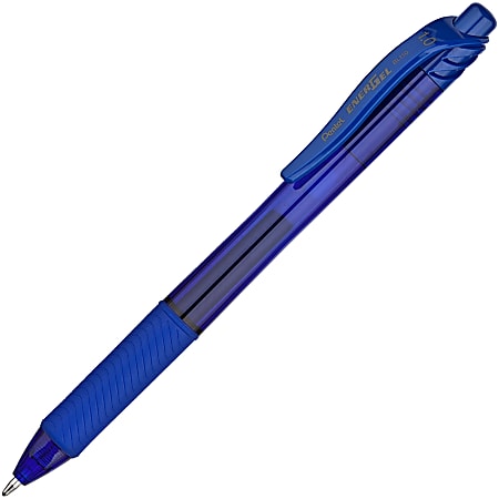 Pentel EnerGel X Retractable Gel Pens Bold Point 1.0 mm Blue