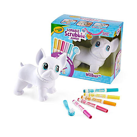 Crayola Scribble Scrubbie Pet, Jumbo Wilbur