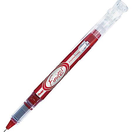 Pentel Finito! Porous Point Pens - Extra Fine Pen Point - Red Pigment-based Ink - 12 / Dozen