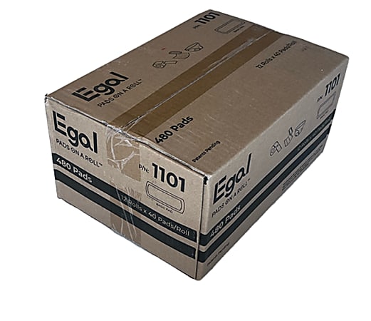 Egal Pads On A Roll, 40 Pads Per Roll, Package Of 12 Rolls