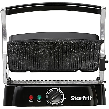 Starfrit The Rock Indoor Smokeless Electric BBQ Grill 1200 W Electric Indoor  - Office Depot