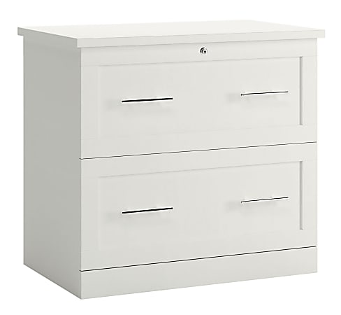 Lateral file cabinet wood white outlet