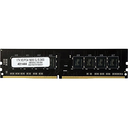 VisionTek 8GB DDR4 2400MHz (PC4-19200) DIMM Desktop Memory Module 288-pin CL 17 Unbuffered Non-ECC 1.2V 900815