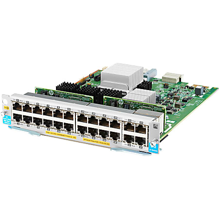 HPE Expansion Module - For Data Networking - 20 x RJ-45 1000Base-T LAN, 4 x RJ-45 10GBase-T LAN - Twisted PairGigabit Ethernet, 10 Gigabit Ethernet - 1000Base-T, 10GBase-T - 10 Gbit/s - 1 Pack