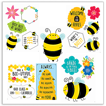 Creative Teaching Press® Busy Bees 17-Piece Bulletin Board Set