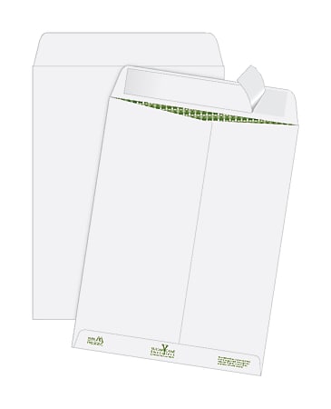Quality Park Bagasse Paper Catalog Envelopes, 9" x 12", White, Pack Of 250