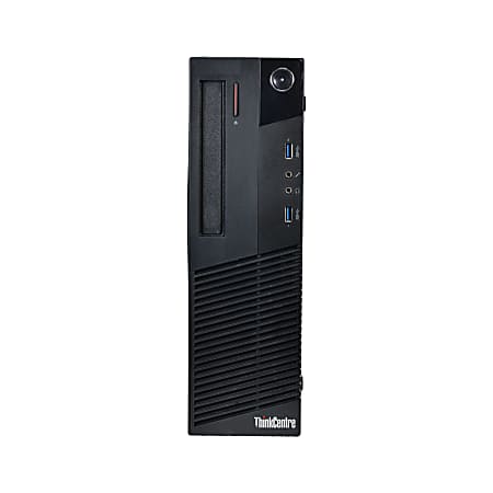 Lenovo® ThinkCentre® M83 Refurbished Desktop PC, 4th Gen Intel® Core™ i3, 4GB Memory, 500GB Hard Drive, Windows® 10 Professional
