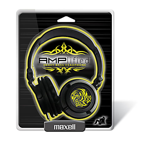 Maxell shop amplified headphones