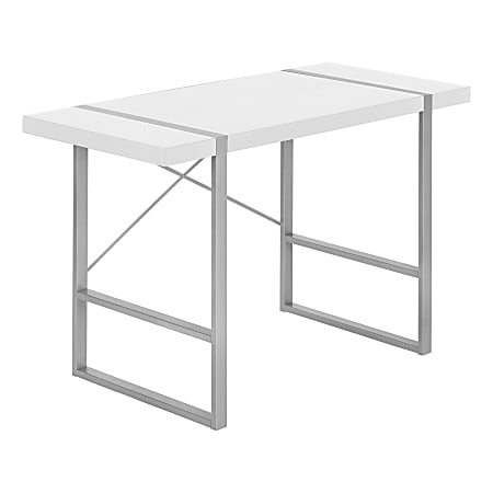 Monarch Specialties Randy 49"W Computer Desk, White