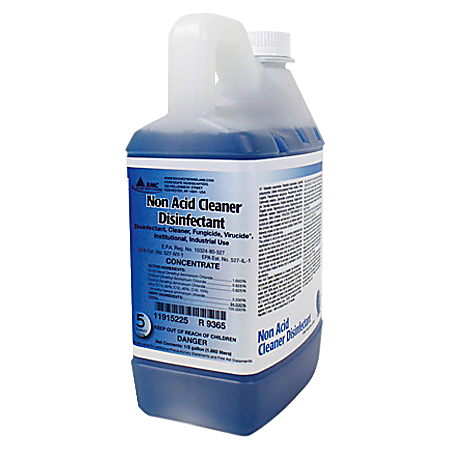 Rochester Midland Non-Acid Cleaner Disinfectant, 0.5 Gallon, Pack Of 4