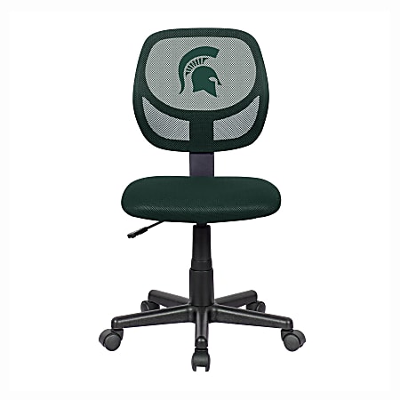 Imperial NCAA Mesh Mid-Back Armless Task Chair, Michigan State University