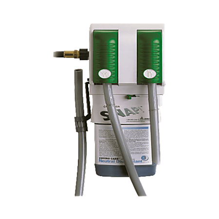 Rochester Midland Snap! Wall Mount Dispenser, White/Green