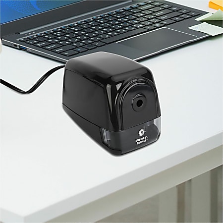 Business Source Electric Pencil Sharpener - Helical - AC Adapter Powered - 3.9 Business Source Electric Pencil Sharpener - Helical - AC Adapter Powered - 3.9