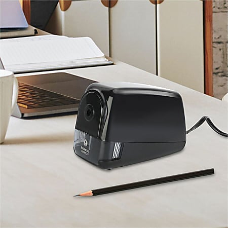 Business Source Electric Pencil Sharpener - Helical - AC Adapter Powered - 3.9 Business Source Electric Pencil Sharpener - Helical - AC Adapter Powered - 3.9